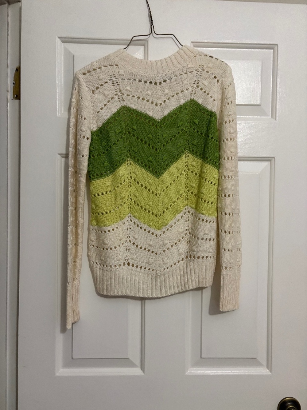 Greylin crochet sweater